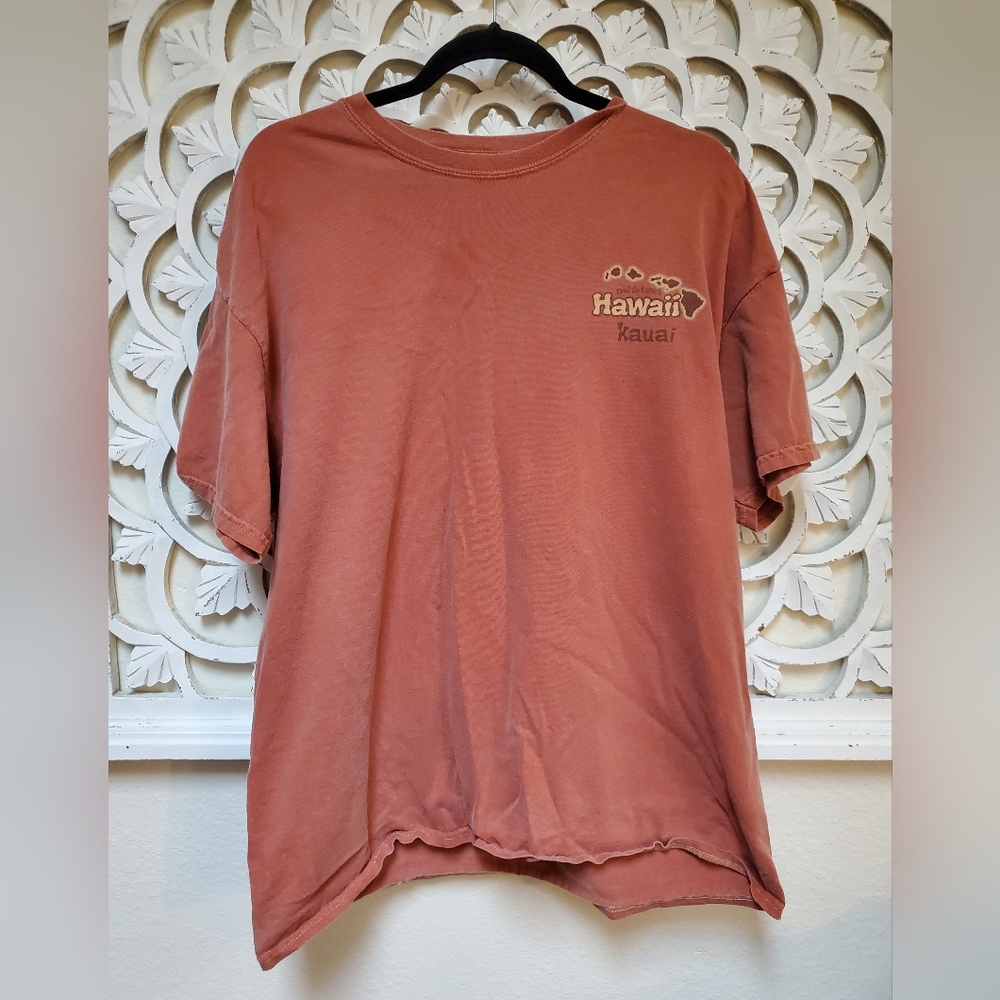 Real Dirt Shirt Men's Kauai Red Dirt Dyed T-sHirt Size XL